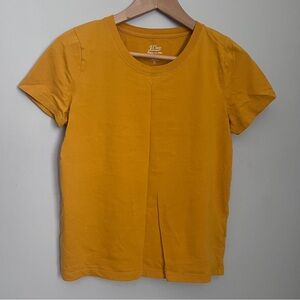 J Crew Essential Short Sleeve Crewneck Tee New Without Tags Size S Golden Orange